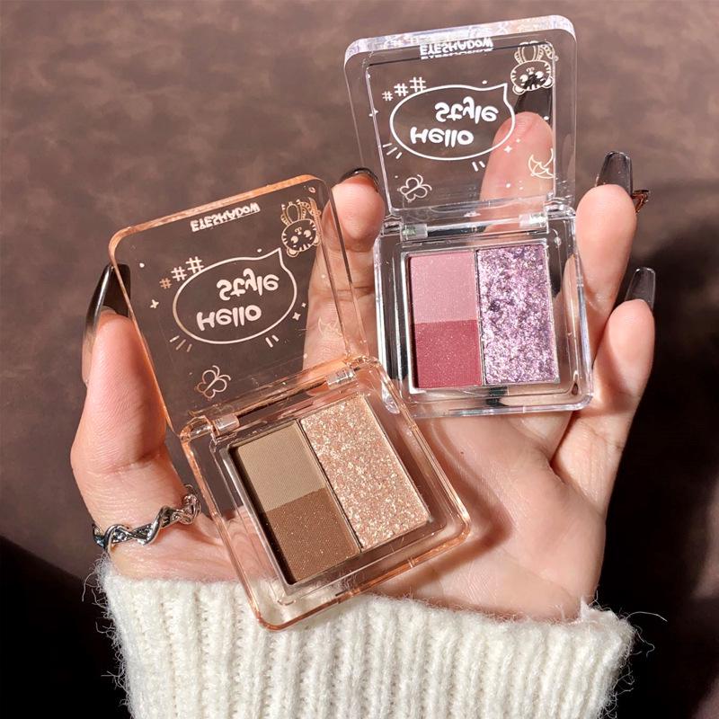 Hallo Style Petite Mattes Lidschatten-Trio: Nude- & Tief-Erdtöne