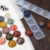 2 Stücke Silikon 7 Chakra Uv Harz Form Diy Handwerk Anhänger Schmuck Zubehör