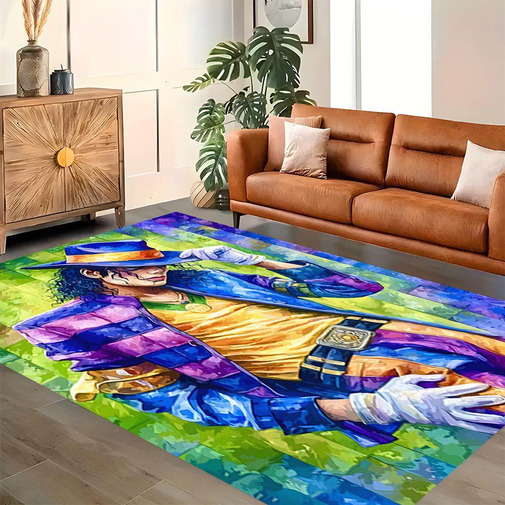 Michael Jackson Dance Icon Rug for Living Rooms, Bedrooms, Home Décor, and As Gifts.