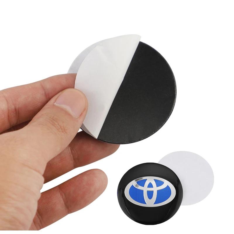 4 Pezzi 56mm Adesivi Ruote Auto Tappo Centrale Mozzo Emblema Auto Badge Decalcomania Per Per Toyota Yaris Corolla Prius Auris Camry Avalon Sienna