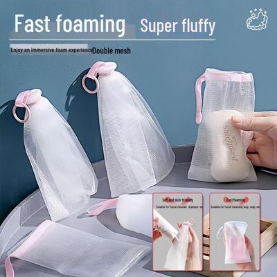 Thickened Foaming Net for Facial Cleanser and Soap Storage