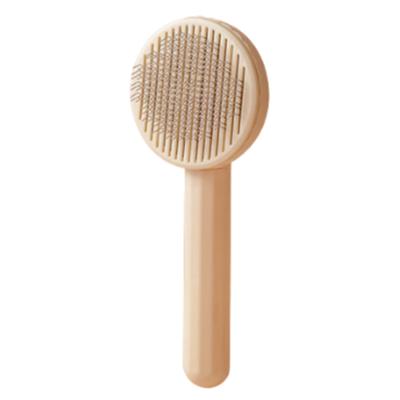 HiJB Pain-free Pet One-touch Brush, Beige, 1 Piece, Korean Pet Shampoo