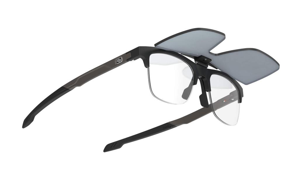 RUDY PROJECT Sports Sunglasses INKAS Flip-Up Half-Rim Black Matte Laser Black Shape A SP680906-0A00
