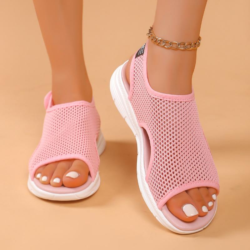 

New Style Women s Shoes Thick-soled Lace Oversized Sandals 41 білий