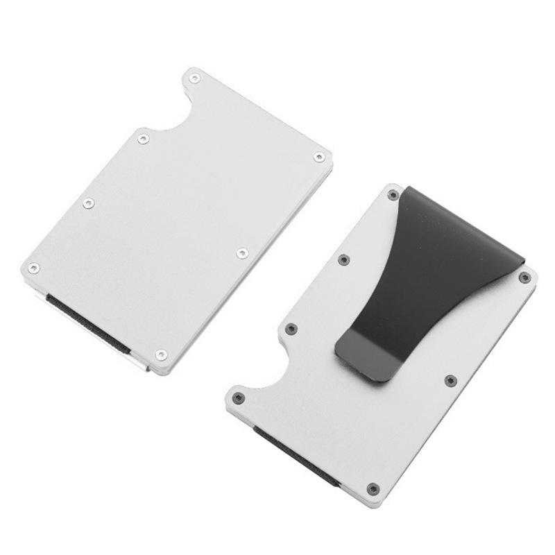 Mehrfarbiger Aluminium RFID-Kreditkartenhalter - Anti-Magnetisch, Großes Fassungsvermögen, Anpassbares Laserdesign