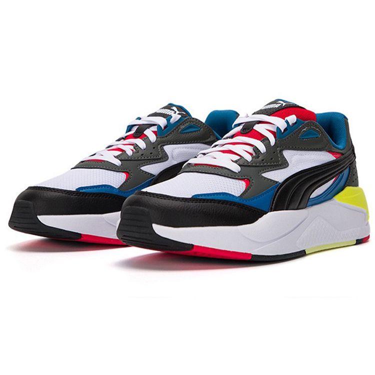 Puma X-Ray Speed White Multi Unisex Sneakers Black Dark-Shadow Vallarta-Blue 384638-07