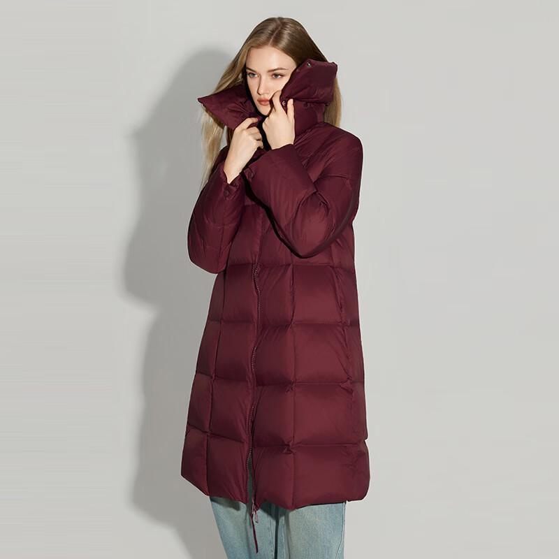 

Женский утолщенный пуховик средней длины свободного кроя M