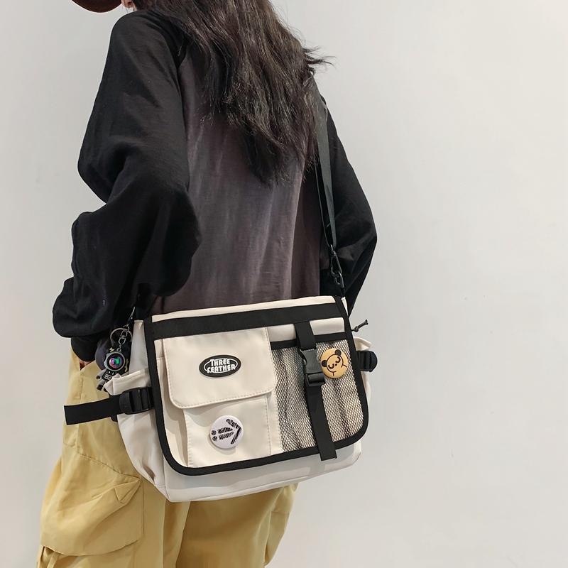 Multifunksjonell skulderveske for menn med stor kapasitet Crossbody-veske for kvinner Messenger Bag