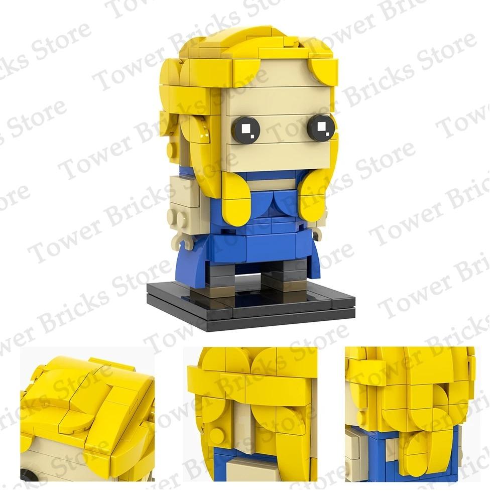 MOOXI Wednesday Thoning Brickheadz MOC Fantasy Figures Building Blocks Set Toys For Children Adult Friends Gift Compatible Brick