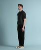 PANICALE Charcoal Texture Polo Shirt