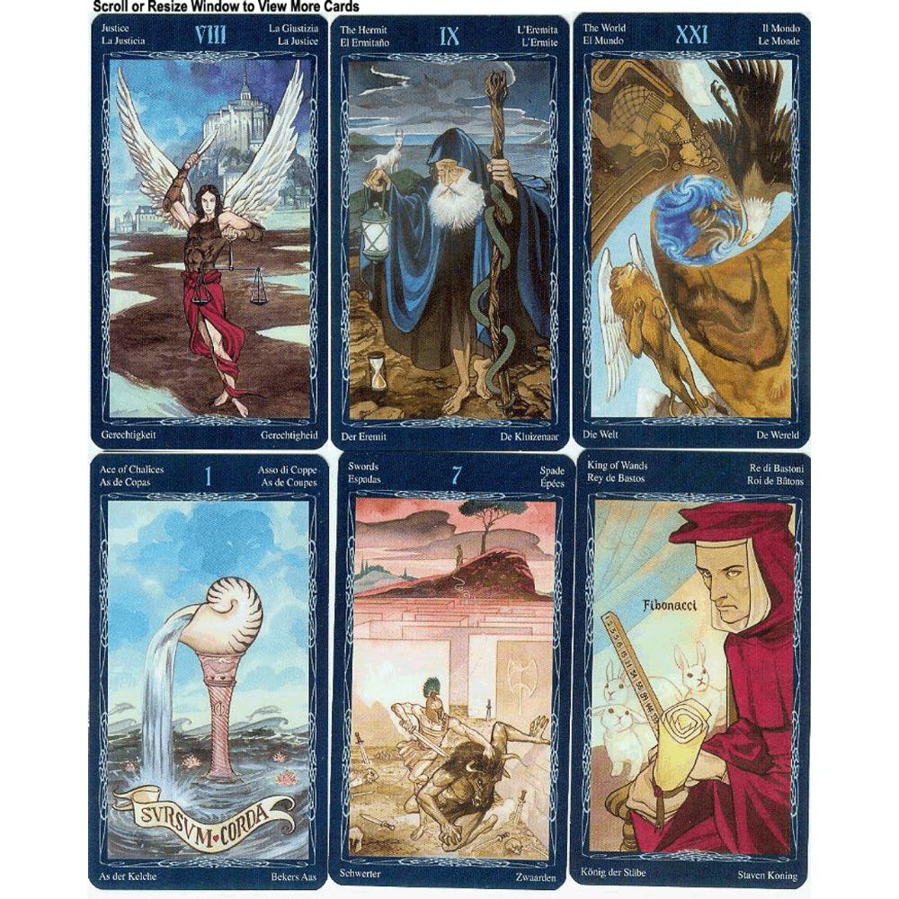 Tarot der Mystischen Spirale 12*7cm 78 Stück Karten