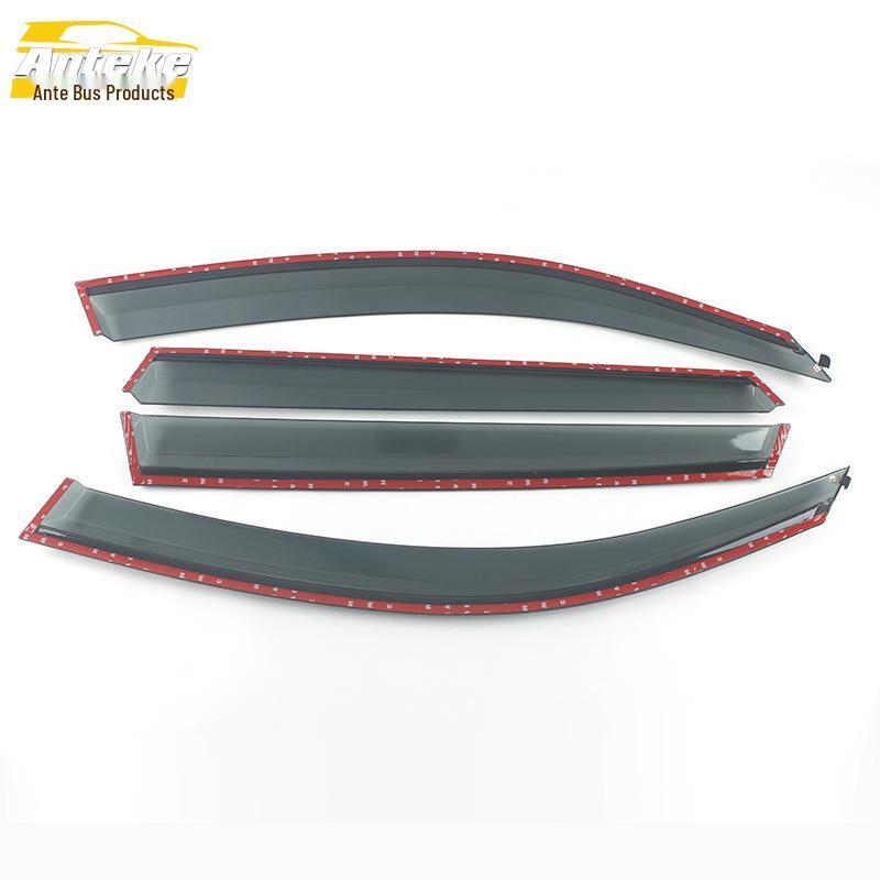 19 X5 Edelstahl Regenschutzabweiser Zierleiste - 3D Außen Dekorleiste