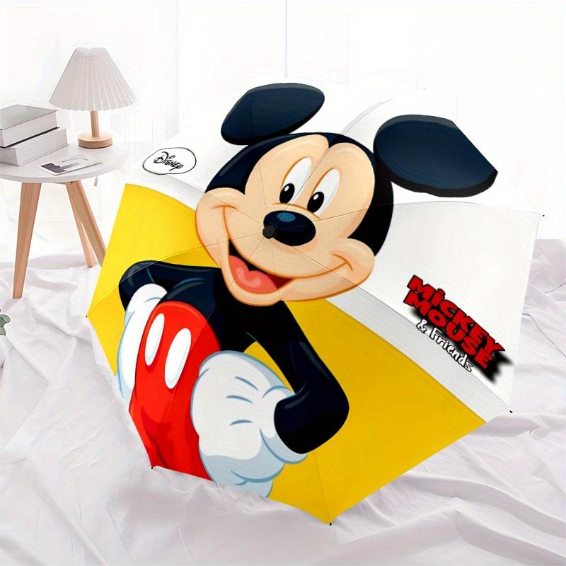 1pc Mickey Mouse 8-Rib Automatic Folding Umbrella, Portable & Foldable, All-Season Portable Umbrella for Women & Men Y250726006