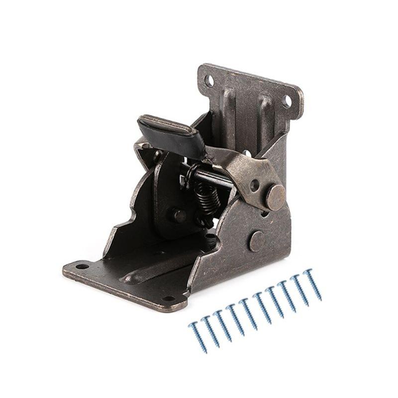 2 adet 90 Derece Katlanır Menteşe Kendinden kilitlemeli yemek masası Kaldırma Destek Dolabı Mobilya Donanım Aksesuarları