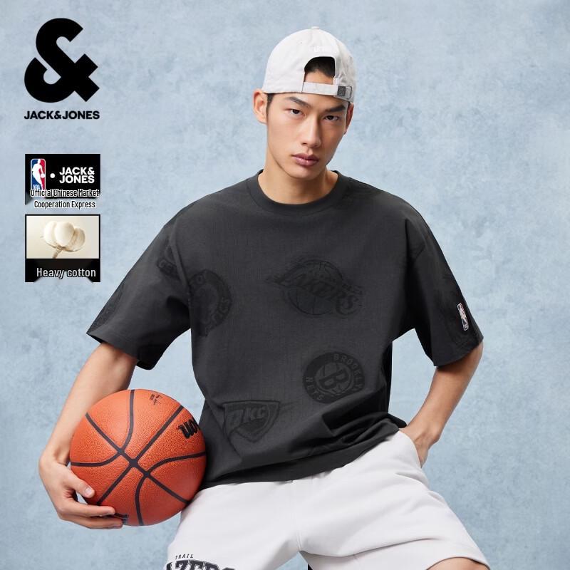 

Мужская хлопковая футболка JACK&JONES NBA Lakers, плотный хлопок XL