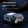 Rechargeable Waterproof Head-Mounted Fishing Light with Induction, Red Emergency Light, High Brightness, Lightweight Design.