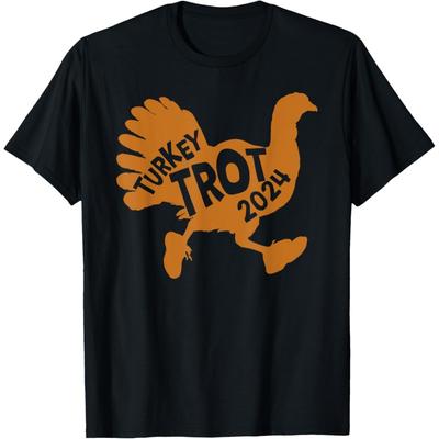 Turkey Trot Squad 2024 Lustiges Thanksgiving Day Lauf Partner-T-Shirt