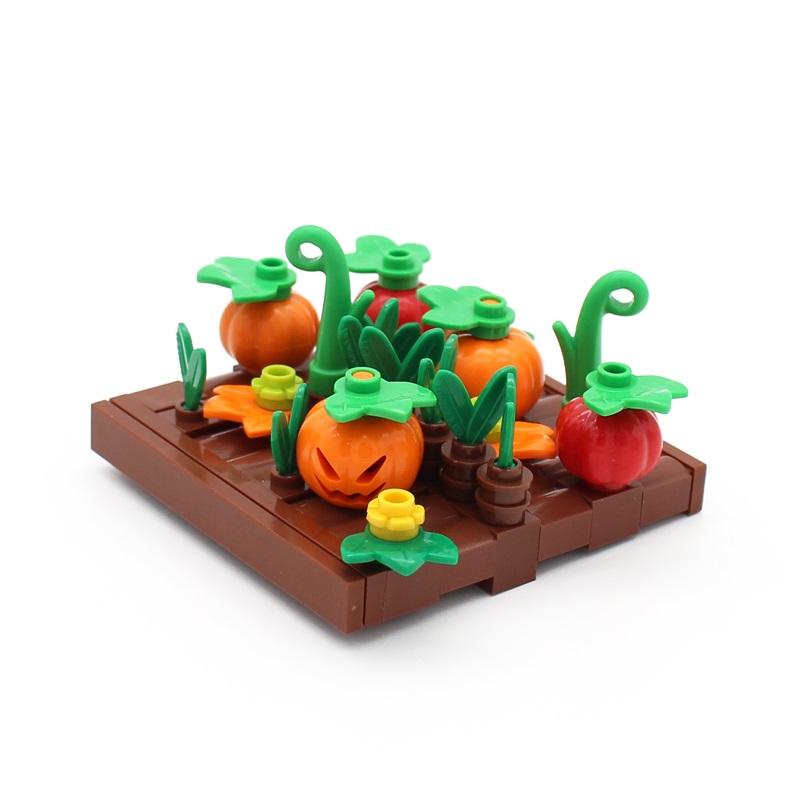 LEQUMOC Halloween Pumpkin Patch Ghost Spider Model Building Blocks Bricks Toys for Children Kids Toy Xmas Christmas Gifts 
