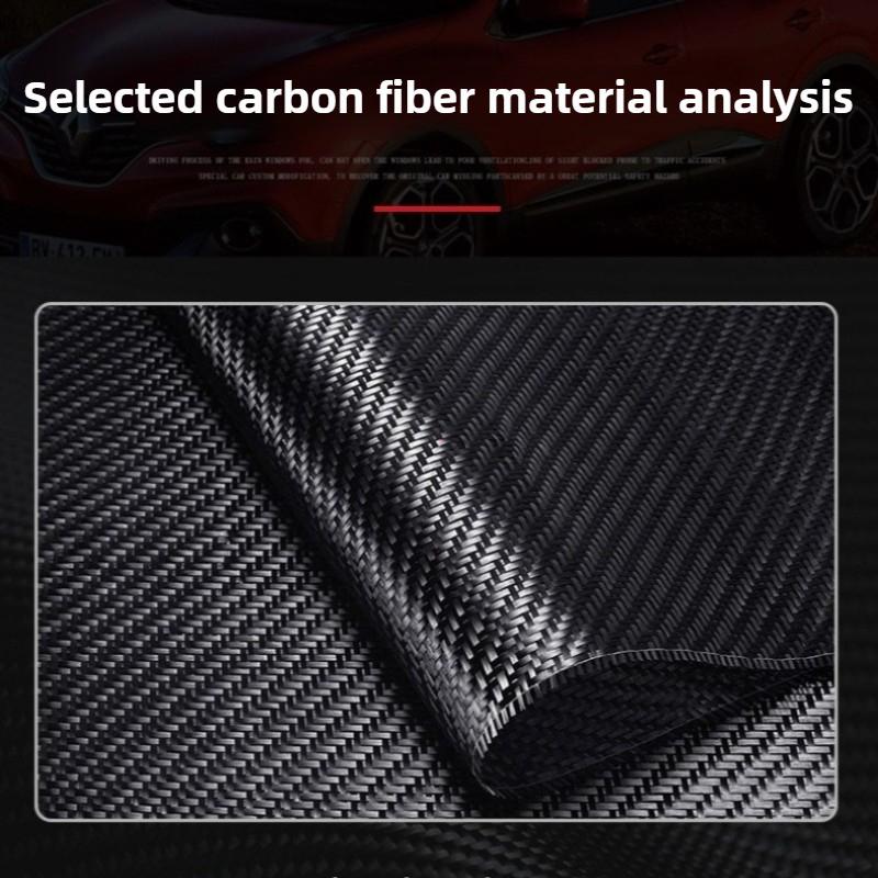 Real Carbon Fiber Engine Start Stop Button Cover Sticker for Renault Megane 3 2 Clio 4 Car Captur 2013-2018