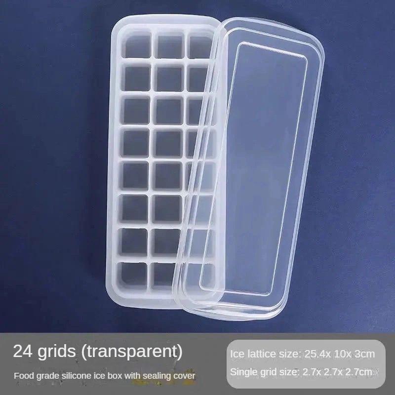 Forma do kostek lodu z żelu krzemionkowego, jadalna, domowej roboty kostka lodu, mała kostka lodu, kreatywna, zamrażarka.