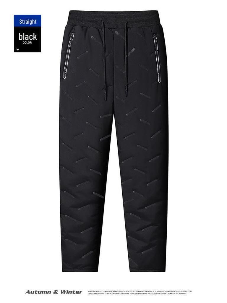 Men's Winter 2025 Velvet Warm Pants - Super Thick Lambskin for Extreme Cold, Minus 40 Degrees.