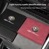 WAJDS1 Car Stickers For Alfa Romeo Car Driver's License Cover ID Credit Case Holder Driving Document Travel Pass Purse For Alfa Romeo 4