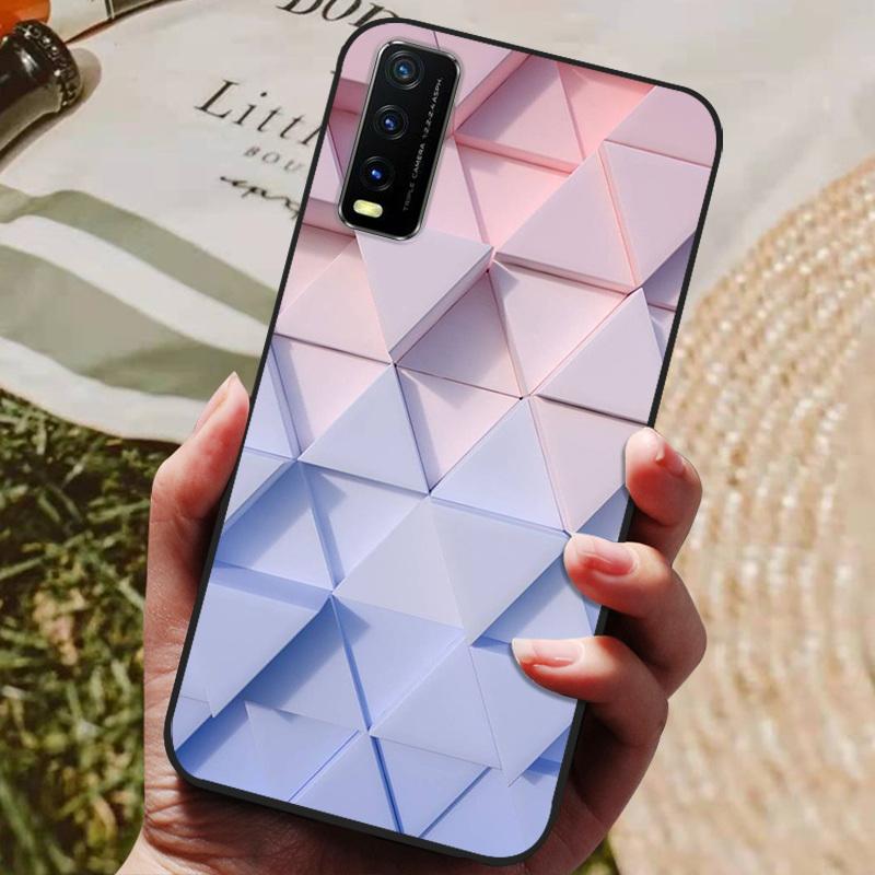 For Vivo Y11S Case Silicone Soft TPU Phone Cover For Vivo Y12s V2027 Case Cartoon Case Protective Bumper For Vivo V2032 Y11s