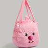 New Cute Little Beaver Ruby Loopy Internet Celebrity Plush Handbag Large Capacity Casual Versatile Shoulder Bag