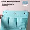 Wall-mounted Multi-functional Storage Bag Behind Door Organizer with Dividers for Student Dorm Bedroom Storage for Stationery