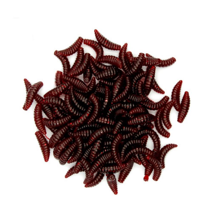 Fishing Lures Fulljion 10/50100 Pcs Lifelike Smell Glow Soft Bait Fishing Hobby