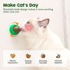 Catnip Toys Balls 4Pcs,Extra Cat Energy Ball,Edible Kitten Silvervine Toys for Cats Lick,Healthy Kitty Teeth Cleaning Dental Chew Toys,Cat Wall Treats