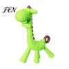 Portable Soothing Toy for Travel Baby Giraffe Teething Infants, Food-Grade Silicone Chew Stick Gum Relief, Essential Shower Gift BPA-Free Teether 0-12
