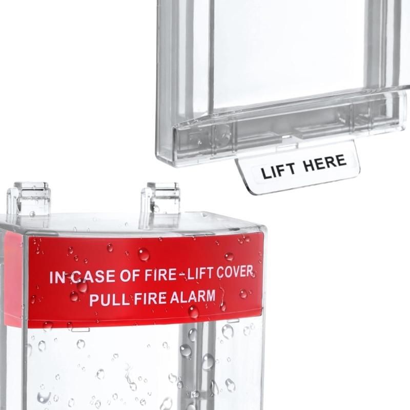 Alarm Pull Station Covers Manual Call Point Protective Guard Clear Safe Guards For Fire Alarm Switches Enduring
