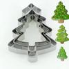 3PCS Christmas Tree Cookie Cutter Set Stainless Steel Biscuit Mold for Baking Cake Dough Pastry Christmas Baking Accessories
