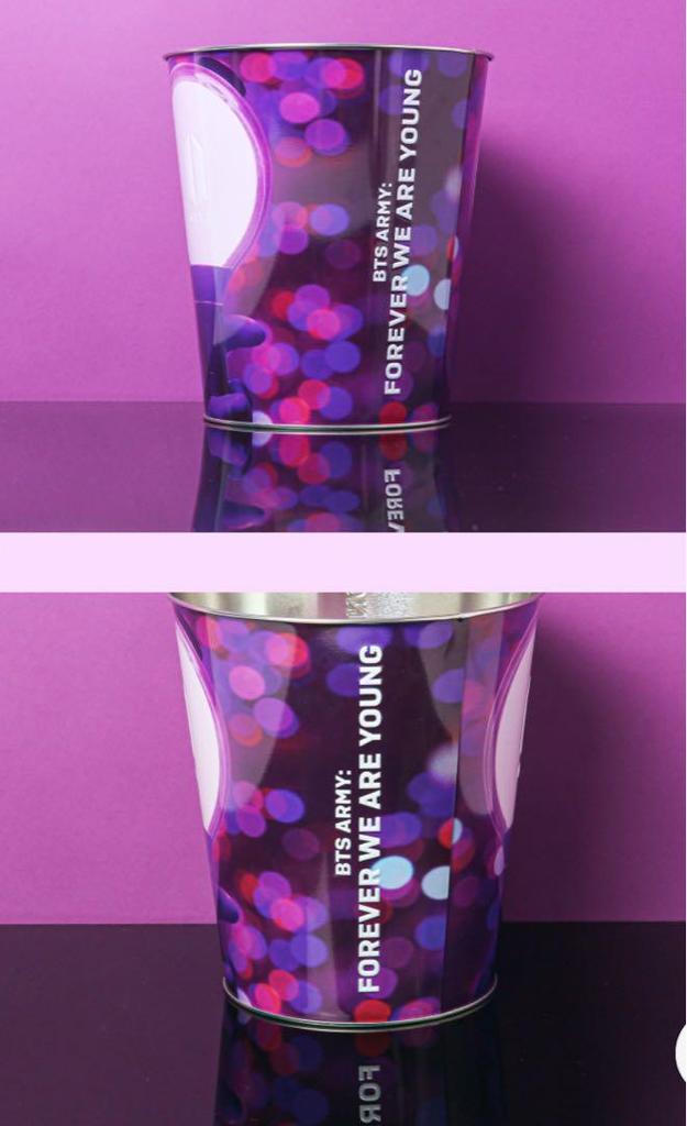 [USED] Korea Megabox Exclusive BTS ARMY Cup with Straw Bucket Limited Edition