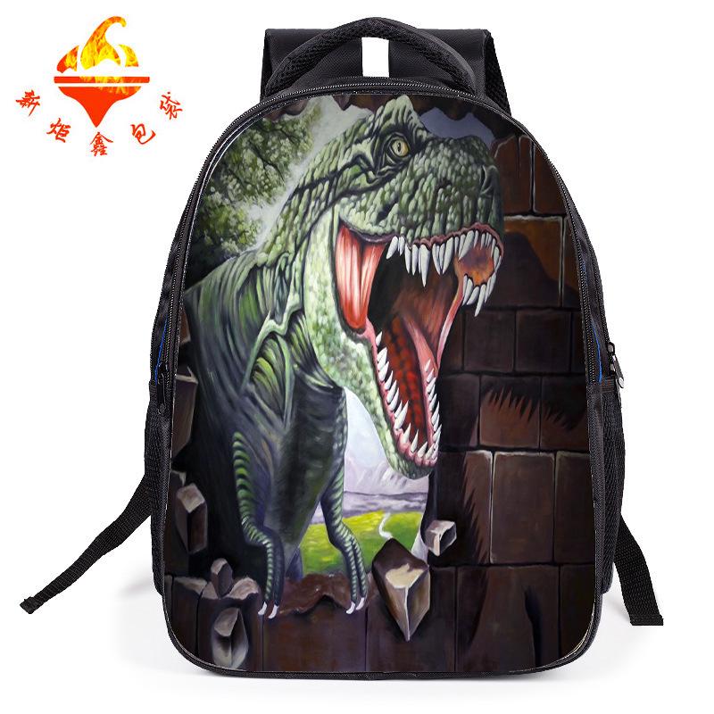 2017 Spider-Man & Dinosaur 16-inch Cartoon Backpack for Girls