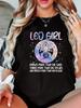 Leo Mädchen Sternzeichen Astrologie Horoskop T-Shirt