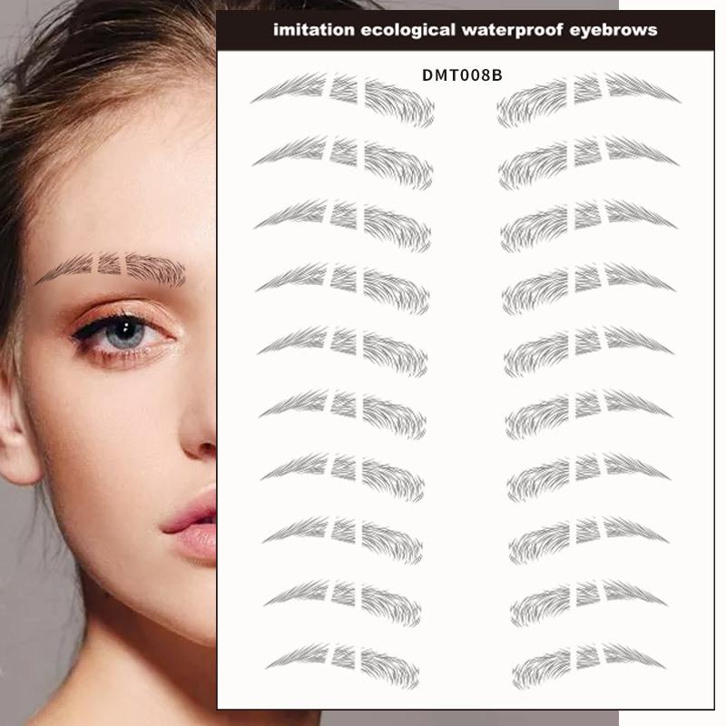 Eyebrow Sticker 6D Simulated Eyebrow Sticker Ecological Bionic Eyebrow Lazy Eyebrow Sticker Template Eyebrow Sticker Eyebrow Tattoo Sticker