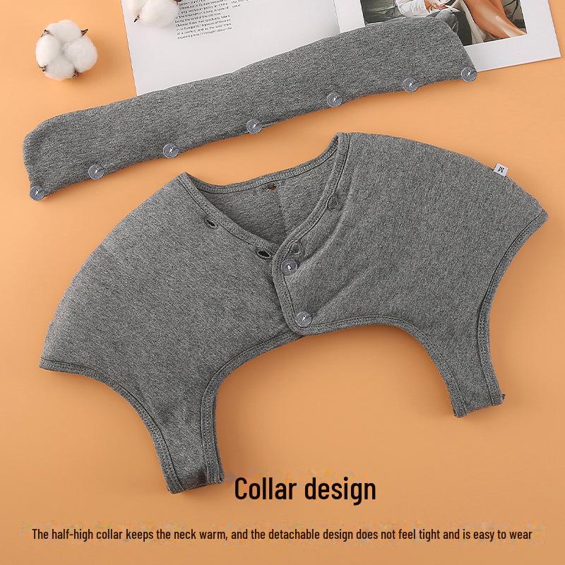 Umăr unisex de catifea caldă și șal de protecție cervicală pentru protecție împotriva frigului