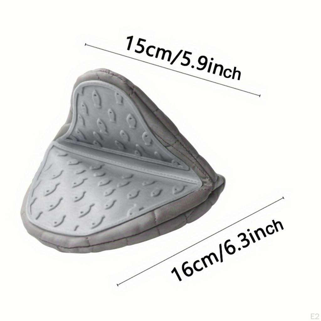 Compact Kitchen Mitt for Oven Use with Silicone Grip And Cotton