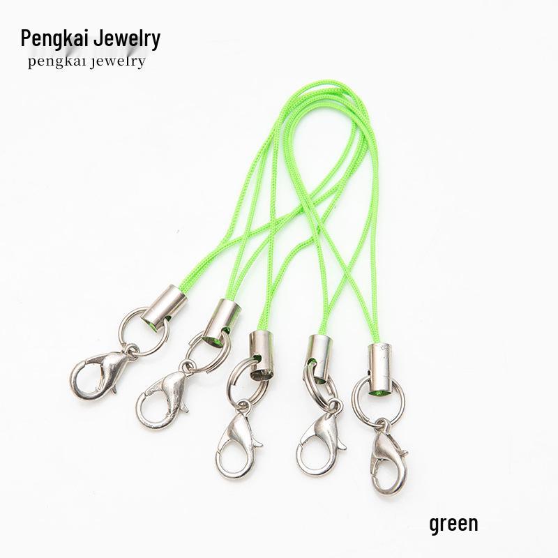 DIY šperky doplňky: 303 Karabina s dvojitým kroužkem šňůrka na mobilní telefon