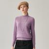 Zhaojun Women's 100% Cashmere Cable Knit Sweater