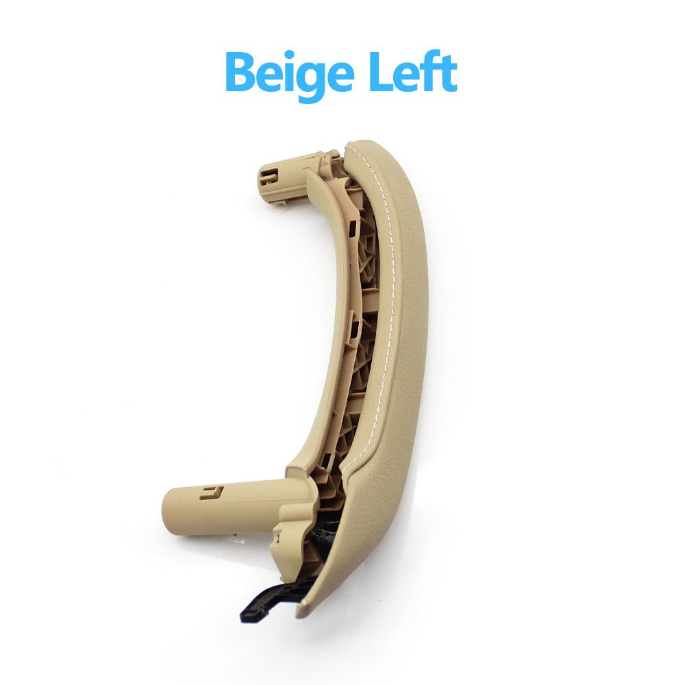 LHD RHD Interior Passenger Door Pull Handle Leather Cover With Inside Handle Assembly For BMW X3 X4 F25 F26