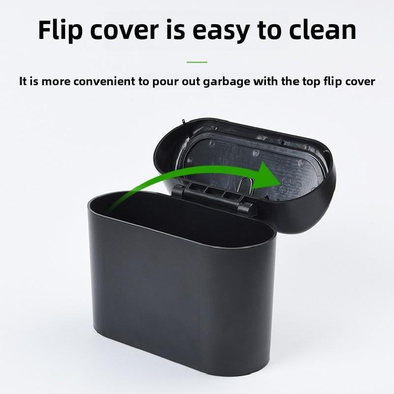 For Hyundai Elantra/Avante RD Sonata EF/NF 1995~2004 Car Door Seat Clip Stand Holder Black Square Pressing Trash Can Accessories