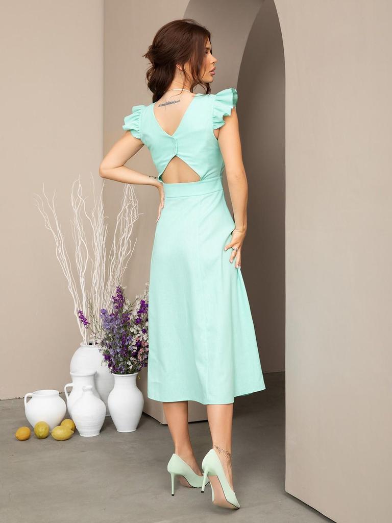 Cotton Sundress with Decorative Back ISSA Plus