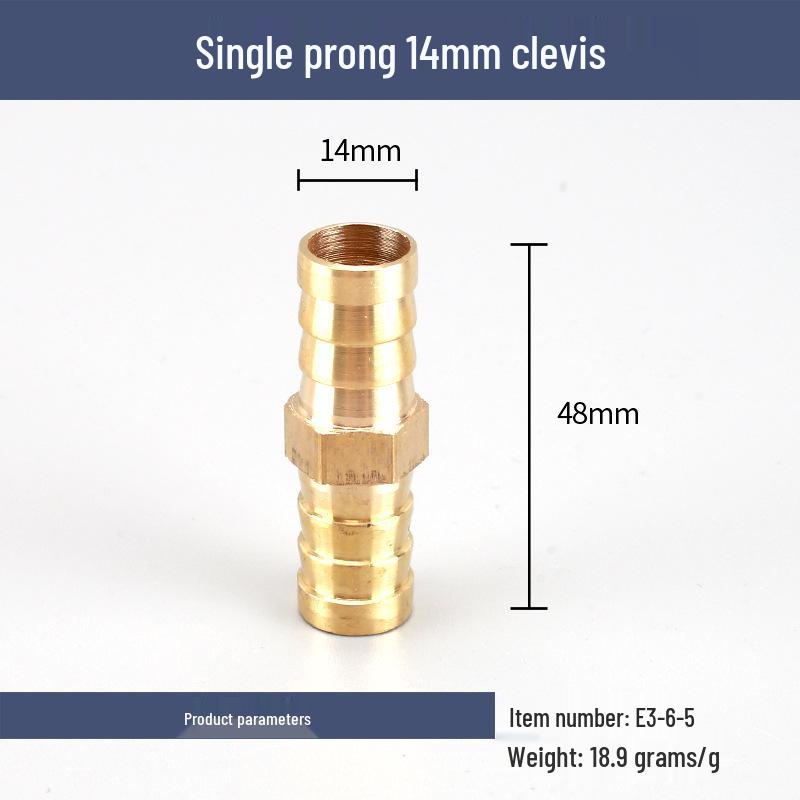 Brass Reducing Pagoda Plug for Hose Fitting - Converts 4mm To 19mm Diameters