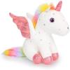 Einhorn Stofftier Weiche Einhorn Plüschtiere Regenbogen Rosa Einhorn Geburtstagsgeschenk für Mädchen Baby Kleinkind Kinder Party Heimdekoration