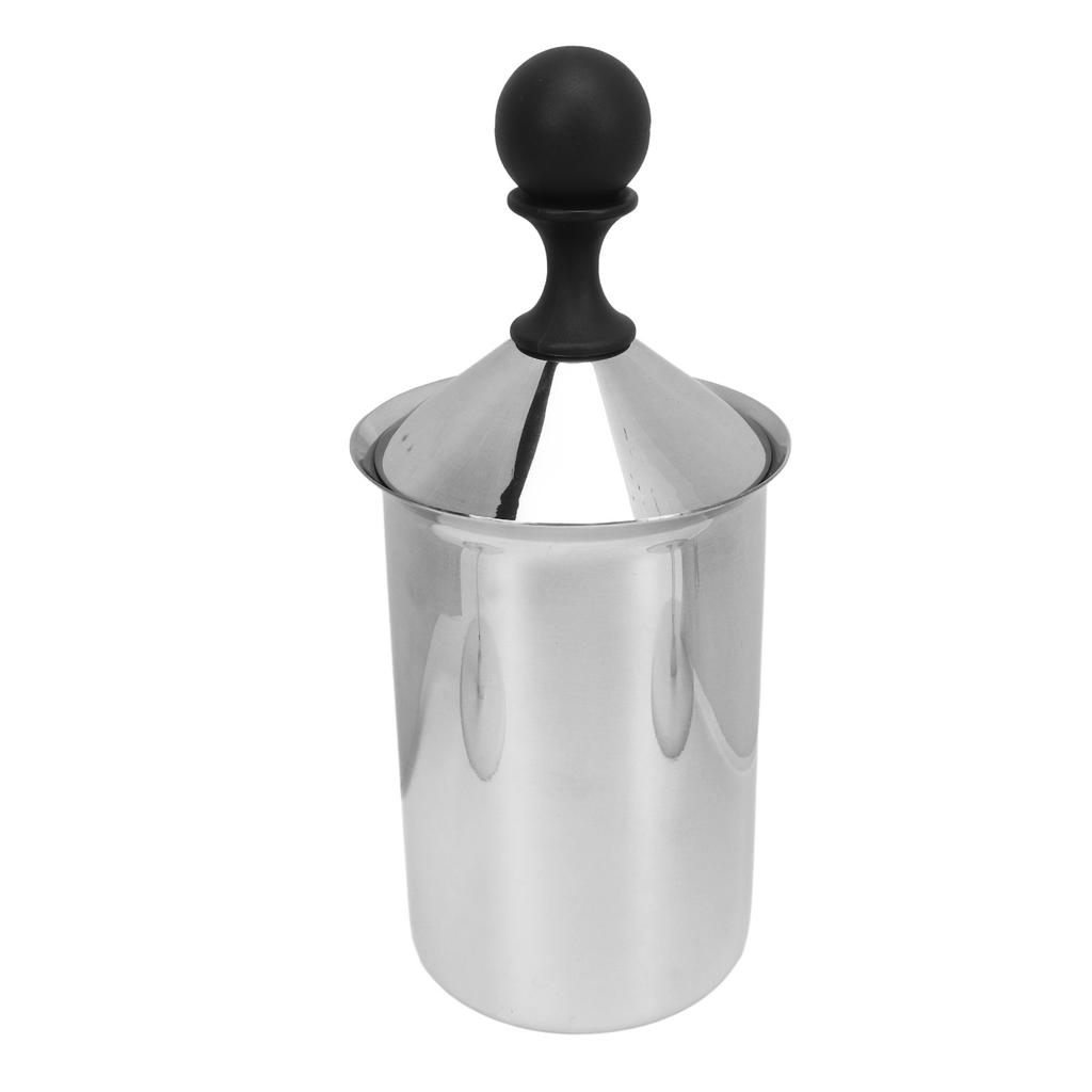 Pěnič na kávu Dvouvrstvý Všestranný Manuální Nerezový Pěnič mléka pro Domácnost Kavárny