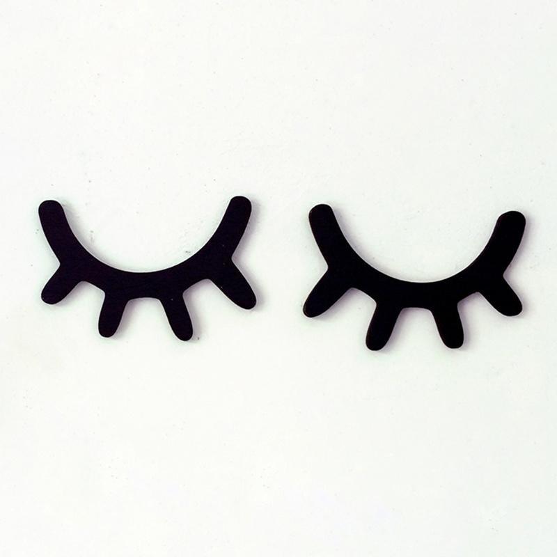 

Модный скандинавский стиль ресниц для фотографии декор детской комнаты настенная наклейка орнамент домашний декор чёрный