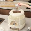 Moisture-Proof Insect-Resistant Rice Storage Container - Food-Grade Press-Type Jar for Flour and Grains
